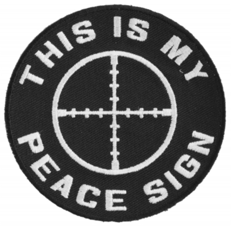 This Is My Peace Sign Patch